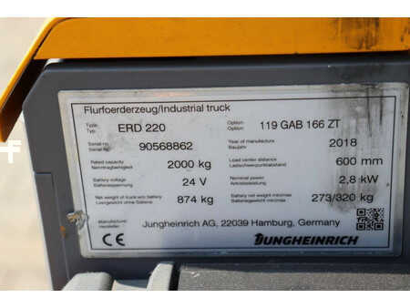 Apilador eléctrico 2018  Jungheinrich ERD 220 (16)