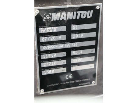 Wózki teleskopowe sztywne 2019  Manitou MT 1840 EASY 75D ST3B S1 (34)
