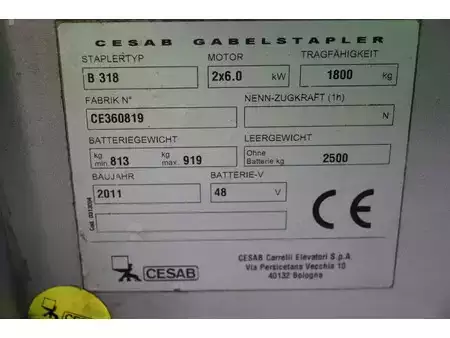 Sähkö - 4 pyör 2011  Cesab B318 (17)