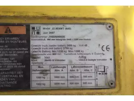 Eléctrica de 4 ruedas 2007  Hyster J2.00XMT (29)