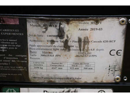 Gas truck 2019  Hyster H5.5FT (25)