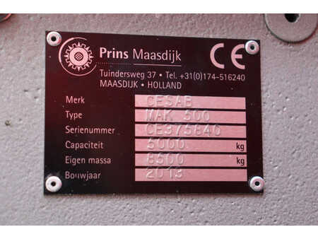 Carrelli elettrici 4 ruote 2013  Cesab MAK 500 (21)