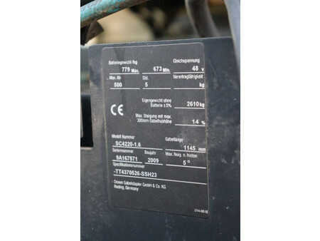 4-wiel elektrische heftrucks 2009  Crown SC4220-1.6 (20)