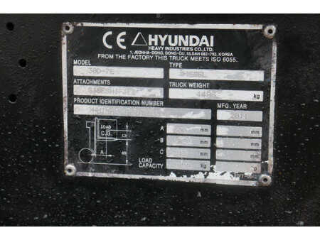 Diesel Forklifts 2011  Hyundai 30D-7E (14)