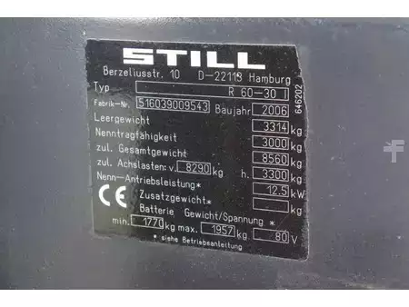 Elektrisk- 4 hjul 2006  Still R 60-30 (13)