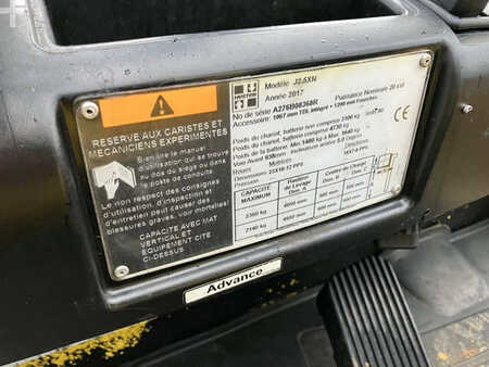 Elektro čtyřkolový VZV 2017  Hyster J2.5XN (9)