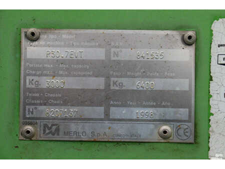 Telescopic forklift rigid 1998  Merlo P30.7-EVT (21)