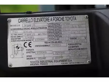 Eléctrica de 4 ruedas 2010  Toyota 7FBMF25 (30)