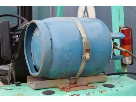 Gas gaffeltruck 1992  Mitsubishi FG15 (16)