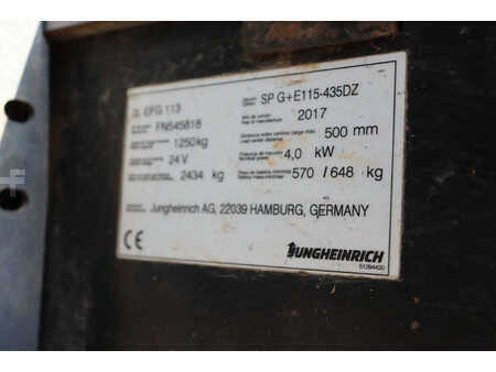Elektro čtyřkolový VZV 2017  Jungheinrich EFG 113 (16)