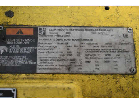 4-wiel elektrische heftrucks 2000  Hyster E3.20XM (23)