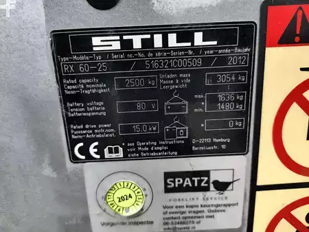 4-wiel elektrische heftrucks 2012  Still RX60-25 (9)