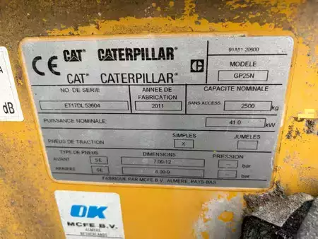 LPG heftrucks 2011  CAT Lift Trucks GP25N (7)