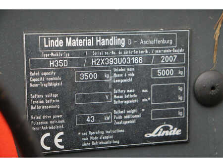 Carretilla elevadora diésel 2007  Linde H35D (33)