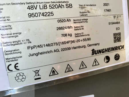 Eléctrica de 4 ruedas 2018  Jungheinrich EFG215 (9)