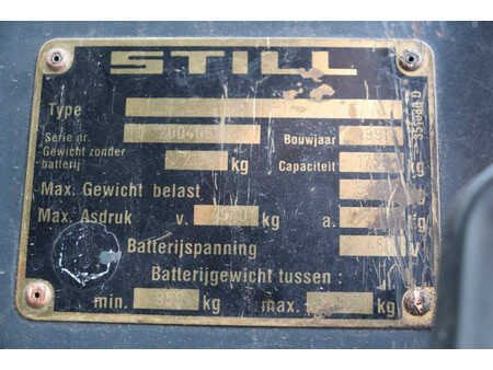 El truck - 4 hjulet 1991  Still R20-18 (21)