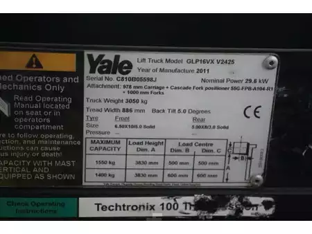 LPG VZV 2011  Yale GLP16VX (25)