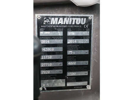 Wózki teleskopowe sztywne 2014  Manitou MT 1840 (28)