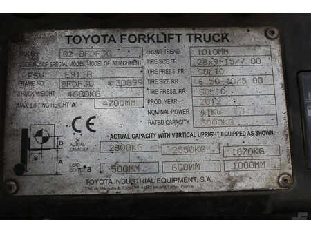Dieselový VZV 2012  Toyota 02-8FDF30 (32)