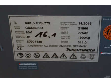 Elektro čtyřkolový VZV 2019  Jungheinrich EFG 430 (19)