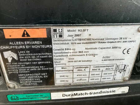 Carrelli elevatori GPL 2007  Hyster H3.0FT (10)