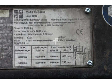 Dieselový VZV 1999  Hyster H4.50XM (29)