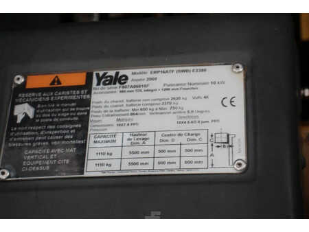 Eléctrica de 4 ruedas 2008  Yale ERP16ATF (17)
