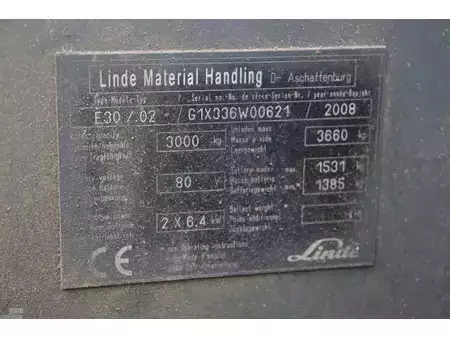 El truck - 4 hjulet 2008  Linde E30/02 (14)