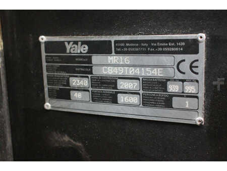 Carretilla retráctil 2007  Yale MR16 (24)