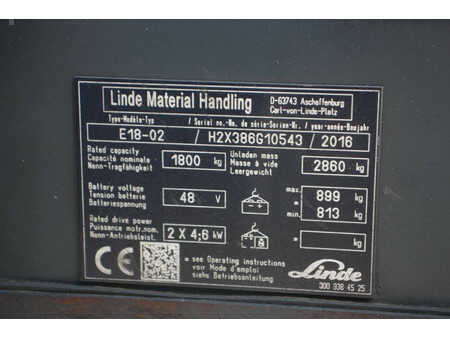 Treibgasstapler 2016  Linde E18-02 (25)
