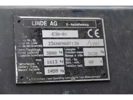 Elektromos 4 kerekű 1997  Linde E30-01 (14)