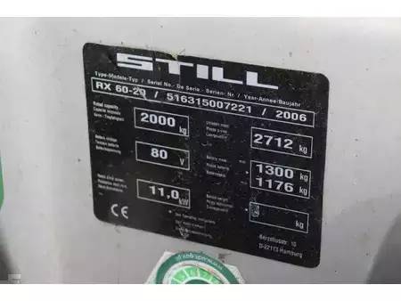 Carrelli elettrici 4 ruote 2006  Still RX 60-20 (14)