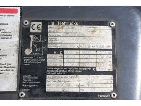 Elektryczne 4-kołowe 2007  Heli CPD 30 HC2 (18)