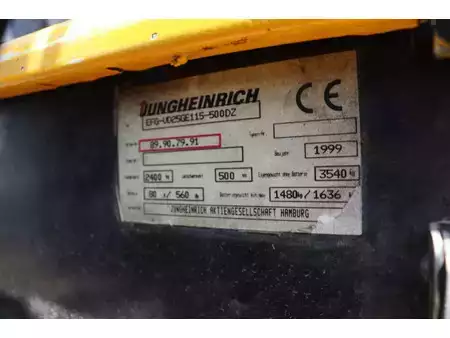 Elektromos 4 kerekű 1999  Jungheinrich EFG 25 (36)