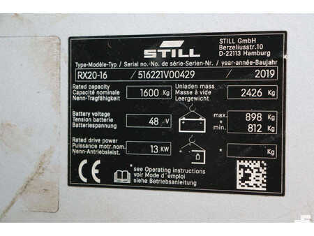 Elektromos 4 kerekű 2019  Still RX20-16 (21)