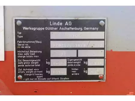 Diesel gaffeltruck 1982  Linde H70D (27)
