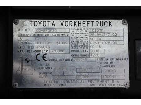 Carrelli elevatori GPL 2008  Toyota 02-8FGF30 (29)