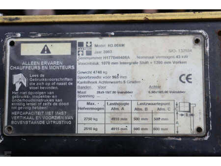 Dieseltrukki 2003  Hyster H3.00XM (29)