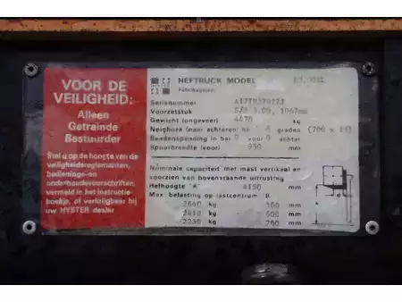 Dieselový VZV - Hyster H3.00XL (30)