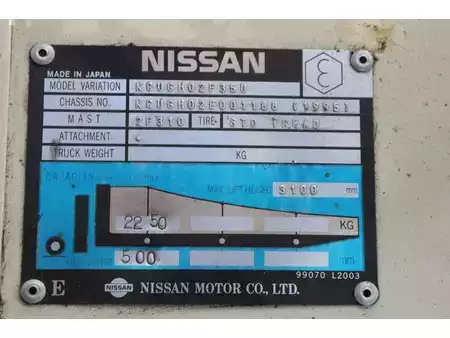 LPG VZV 1995  Nissan KCUGH02F350 (37)