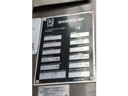 Telescopic forklift rigid 2004  Manitou MLT 526 T (26)