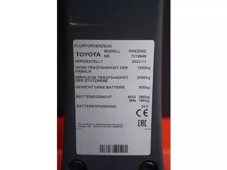 Stacker pedestre 2023  Toyota SWE200D (13)