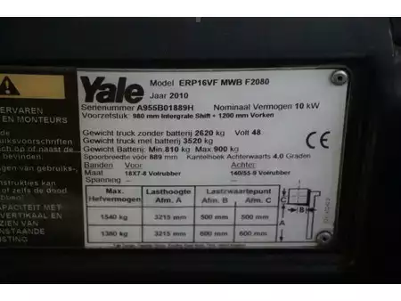 Elektro 4 Rad 2010  Yale ERP16VF (24)