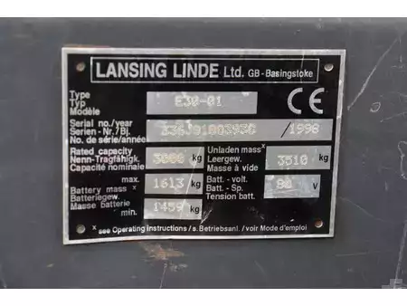 Electric - 4 wheels 1998  Linde E30-01 (14)