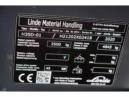 Diesel gaffeltruck 2020  Linde H35D-01 (34)
