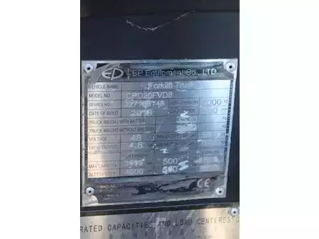 Elektryczne 4-kołowe 2018  EP Equipment CPD20FVD8 (15)