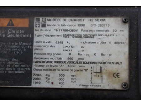 LPG Forklifts 1998  Hyster H2.50XM (19)