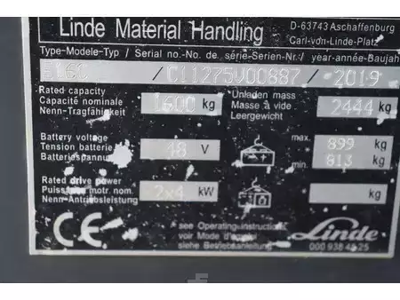 Elektro čtyřkolový VZV 2019  Linde E16C (18)