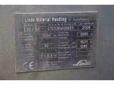 Elektromos 4 kerekű 2008  Linde E30/02 (14)