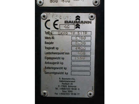 Seitenstapler 2000  Baumann DX40 12 51TR (29)